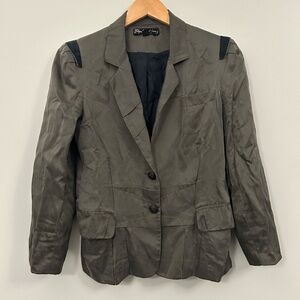 Elizabeth and James Silk Blend Jacket Size 6